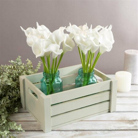 STANDALONE Artificial Calla-Lily with Stems-Real Touch Fake Flowers - Pure White ST3242826